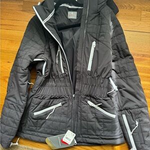 BRAND NEW FP Movement by Free People Quilted Gray Ski Jacket